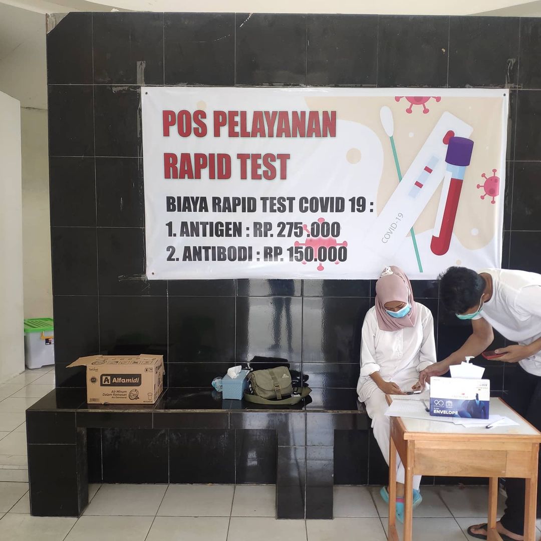 Read more about the article Pelayanan Rapid Antigen di Bandara Mutiara Palu