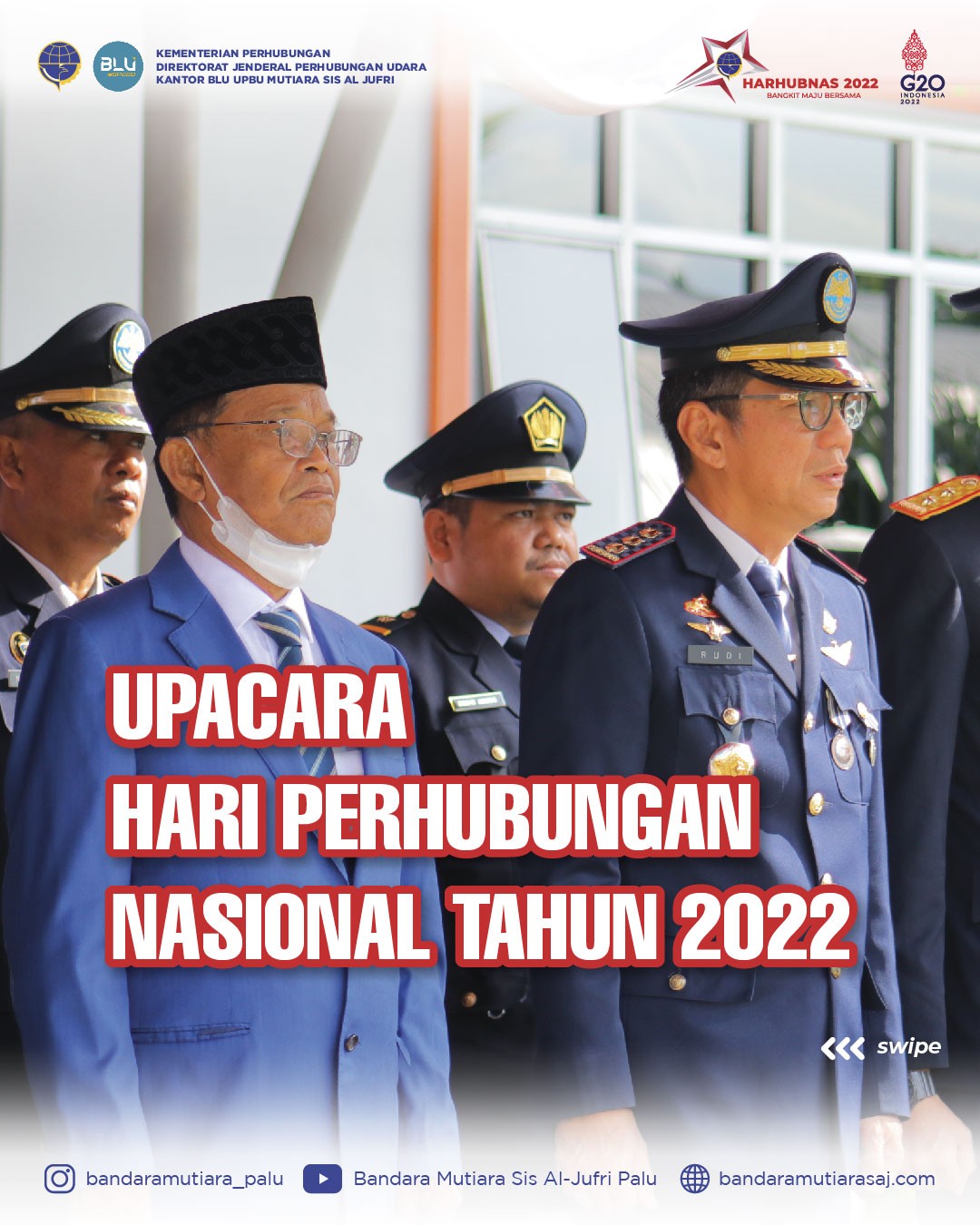 Read more about the article Upacara Hari Perhubungan Nasional Tingkat Provinsi Sulawesi Tengah Tahun 2022
