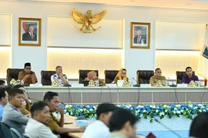 Rapat percepatan pemenuhan syarat administrasi dan teknis  Bersama Wagub Sulteng